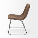 Mercana Sawyer 22.4" x 24.8" x 34.6" Metal Dining Chair