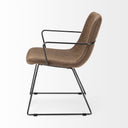 Mercana Sawyer 23" x 25.3" x 32.8" Metal Dining Chair
