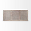 Mercana Braxton 81.5" x 18.5" x 36" Solid Wood Sideboard