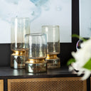Mercana Adriatic 5.1" x 5.1" x 13.4" Glass Vase