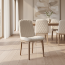 Mercana David 19" x 30" x 35.3" Fabric Dining Chair