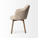 Mercana Ronald 23.3" x 21.8" x 32.3" Solid Wood Dining Chair