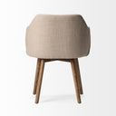 Mercana Ronald 23.3" x 21.8" x 32.3" Solid Wood Dining Chair