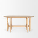 Mercana Taylin 59.8" x 25.6" x 30" Solid Wood Desk