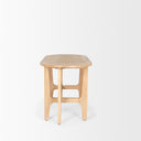 Mercana Taylin 59.8" x 25.6" x 30" Solid Wood Desk