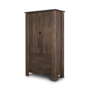 Mercana Wallen 40" x 20" x 70" Solid Wood Storage Cabinet