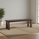 Mercana Wolcott 60" x 16" x 18" Solid Wood Bench