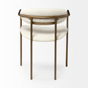 Mercana Parker 21.5" x 21.1" x 28.7" Metal Dining Chair