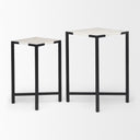 Mercana Lucas 15" x 15" x 24" Metal Side Table