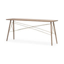 Mercana Kirby 66" x 16" x 29" Solid Wood Console Table