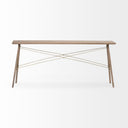 Mercana Kirby 66" x 16" x 29" Solid Wood Console Table
