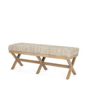 Mercana Solis 50" x 15.8" x 18.8" Solid Wood Bench