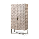 Mercana Excelsior 36.2" x 18.3" x 66" Solid Wood Storage Cabinet