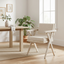 Mercana Topanga 23" x 23.3" x 31.9" Solid Wood Dining Chair