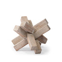 Mercana Vega 7.1" x 7.1" x 5.7" Solid Wood Decorative Object