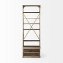 Mercana Brodie 32" x 22" x 94" Iron Wall Shelf