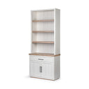 Mercana Fairview 39" x 17" x 90" Solid Wood Wall Shelf
