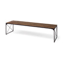 Mercana Trestman 66" x 17.8" x 16.8" Solid Wood Bench