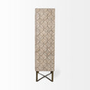Mercana Excelsior 36.2" x 18.3" x 66" Solid Wood Storage Cabinet