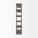 Mercana Trey 80" x 16" x 87.5" Iron Wall Shelf