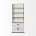 Mercana Fairview 39" x 17" x 90" Solid Wood Wall Shelf