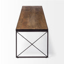 Mercana Trestman 66" x 17.8" x 16.8" Solid Wood Bench