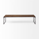 Mercana Trestman 66" x 17.8" x 16.8" Solid Wood Bench