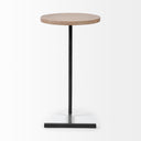 Mercana Ballatine 15" x 15" x 27" Metal Side Table