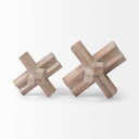 Mercana Vega 5.5" x 5.5" x 4.1" Solid Wood Decorative Object