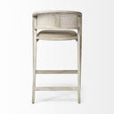 Mercana Tabitha 23.3" x 24" x 40.3" Solid Wood Stool