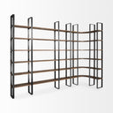 Mercana Turner 36.5" x 36.5" x 90" Solid Wood Wall Shelf