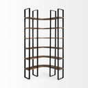 Mercana Turner 36.5" x 36.5" x 90" Solid Wood Wall Shelf