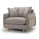 Mercana Roy 43.3" x 41.7" x 33.1" Arm Chair
