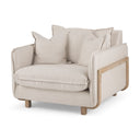 Mercana Roy 43.3" x 41.7" x 33.1" Arm Chair