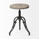 Mercana Emslie 15.8" x 15.8" x 25" Solid Wood Stool