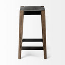 Mercana Nell 15" x 15" x 26" Solid Wood Stool