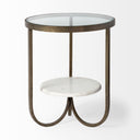 Mercana Reinhardt 20" x 20" x 24" Metal Side Table
