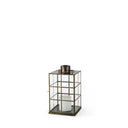 Mercana Grimwig 8.3" x 8.3" x 14.6" Metal Lantern
