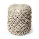 Mercana Allium 15.8" x 15.8" x 17.8" Wool Pouf