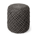 Mercana Allium 15.8" x 15.8" x 17.8" Fabric Pouf