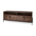 Mercana Glenn 61.5" x 18" x 24" Solid Wood Media Unit