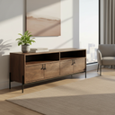 Mercana Glenn 61.5" x 18" x 24" Solid Wood Media Unit