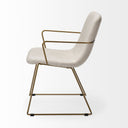 Mercana Sawyer 22.4" x 24.8" x 34.6" Metal Dining Chair
