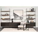 Mercana Ballatine 15" x 15" x 27" Metal Side Table