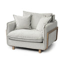 Mercana Roy 43.3" x 41.7" x 33.1" Arm Chair