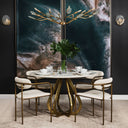 Mercana Parker 21.5" x 21.1" x 28.7" Metal Dining Chair