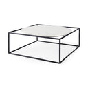 Mercana Austen 36" x 36" x 14" Metal Coffee Table