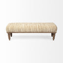 Mercana Alder 55" x 17" x 18" Solid Wood Bench