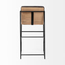 Mercana Stamford 18.7" x 22.6" x 40" Wood Stool