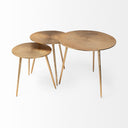 Mercana Reva 24" x 24" x 21" Metal Side Table